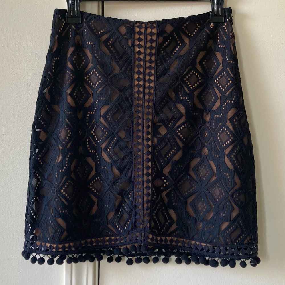 FOR LOVE AND LEMONS Florence Mini Skirt - Y2K - Embroidered Party Skirt - Picture 6 of 13